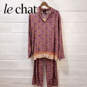LE CHAT Floral Pajama Set Fuchsia – Size US 12